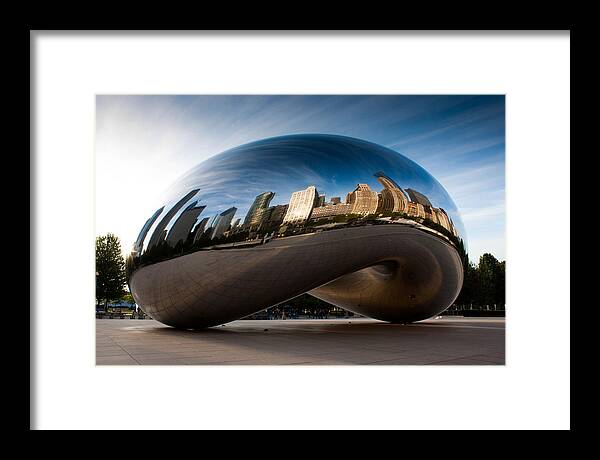 Chicago Framed Print featuring the photograph Greeting The Sun by Daniel Chen