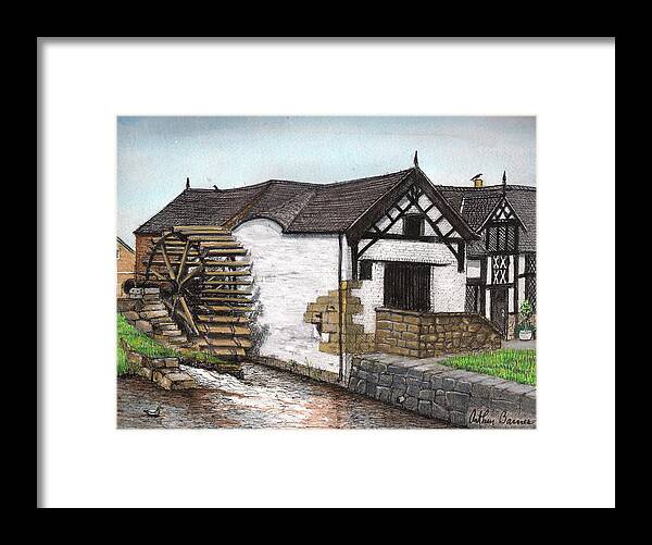 Wales Framed Print featuring the painting Gresford Mill by Arthur Barnes