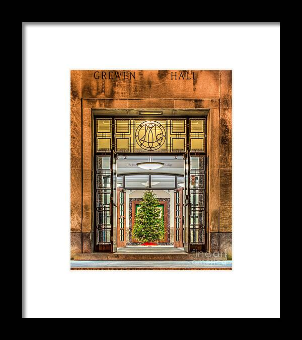 Art Framed Print featuring the photograph Grewen Hall by Phil Spitze