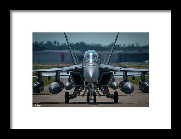 2017-09- Framed Print featuring the photograph Growler Taxi by Phil And Karen Rispin