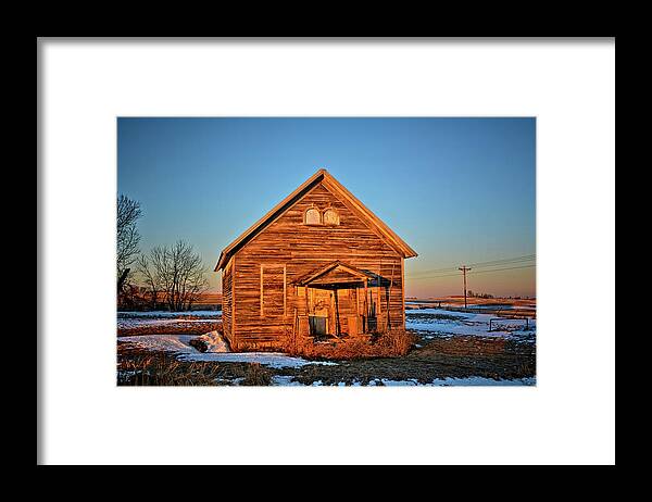 School Framed Print featuring the photograph Grundy Country School 2 by Bonfire Photography