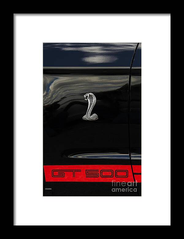Ford Framed Print featuring the photograph Gt 500 by Tim Gainey