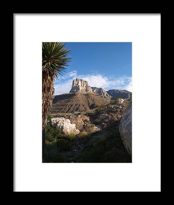Guadalupe Peak Framed Print featuring the photograph Guadalupe Peak by Bill Hyde
