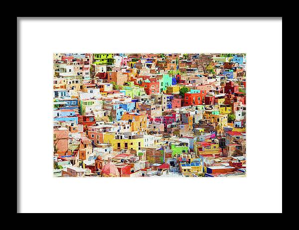 Guanajuato Framed Print featuring the photograph Guanajuato 1, Mexico. by Rob Huntley