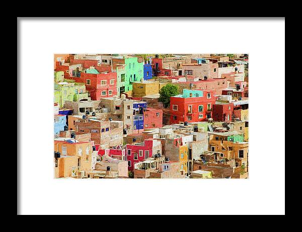 Guanajuato Framed Print featuring the photograph Guanajuato 3, Mexico. by Rob Huntley