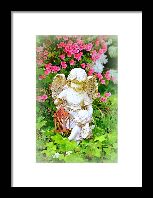 Guardian Angel Framed Print featuring the photograph Guardian Angel by Lisa Wooten