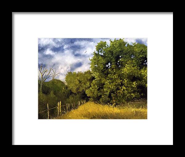 Guardian Framed Print featuring the painting Guardian by Melissa Herrin