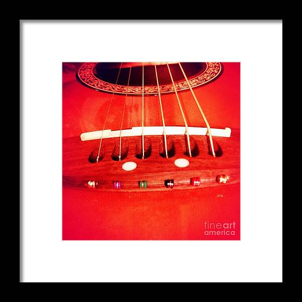 Guitar Framed Print featuring the photograph Guitar by Denise Railey