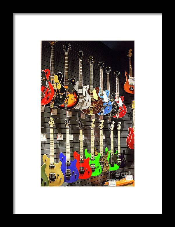 Sweetwater Framed Print featuring the photograph Guitars by Jim West