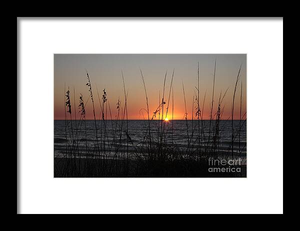 Beach Framed Print featuring the photograph Gulf Sunset in Florida by William Kuta
