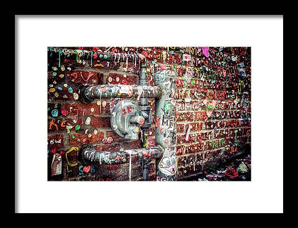 Seattle Framed Print featuring the photograph Gum Drop Alley by Spencer McDonald