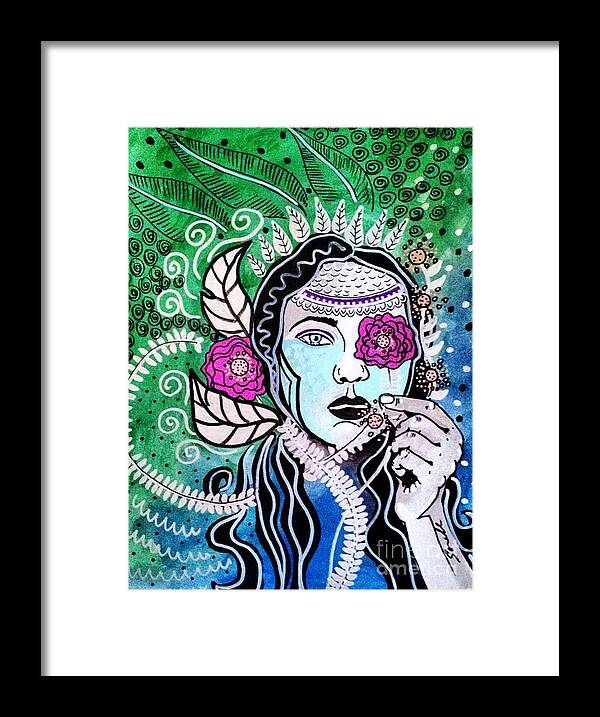 Gypsy Framed Print featuring the painting Gypsy Mary by Amy Sorrell