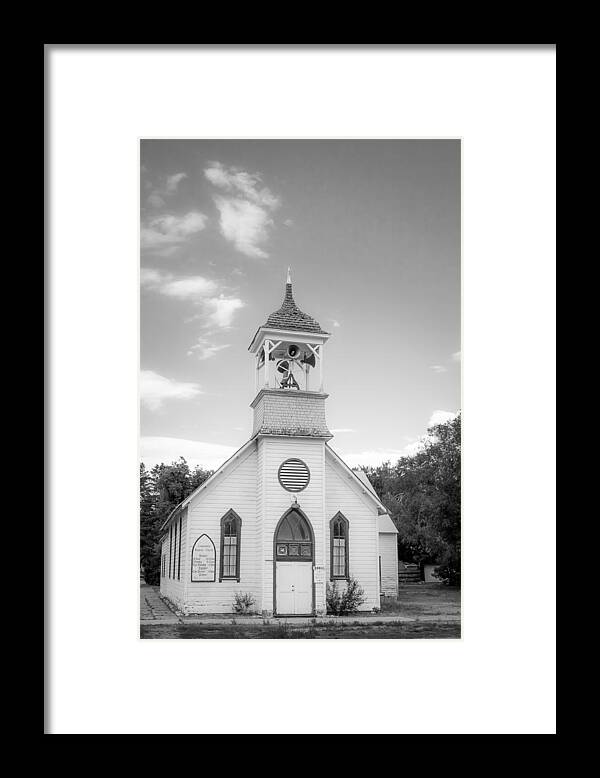 Idaho Framed Print featuring the photograph Hailey Church by Dave Hall