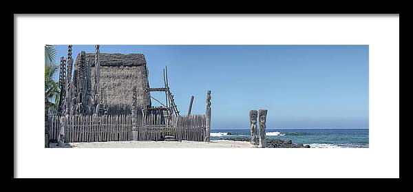 Hawaii Framed Print featuring the photograph Hale o Keawe Temple by Susan Rissi Tregoning