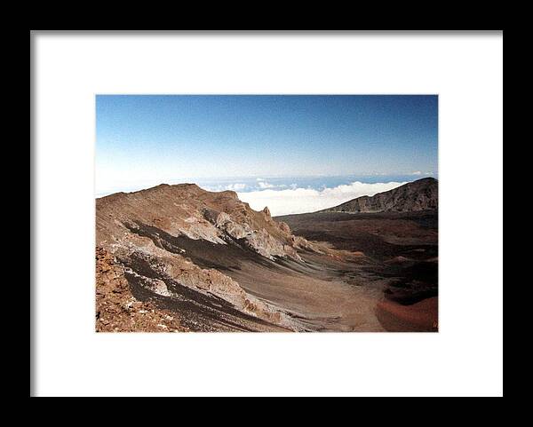 1986 Framed Print featuring the photograph Haleakala Crater by Will Borden