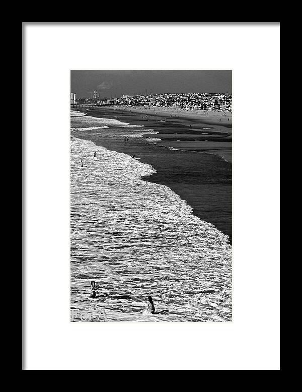 Beach Framed Print featuring the photograph Half Ocean Half Beach Half of the Half City by Fei A