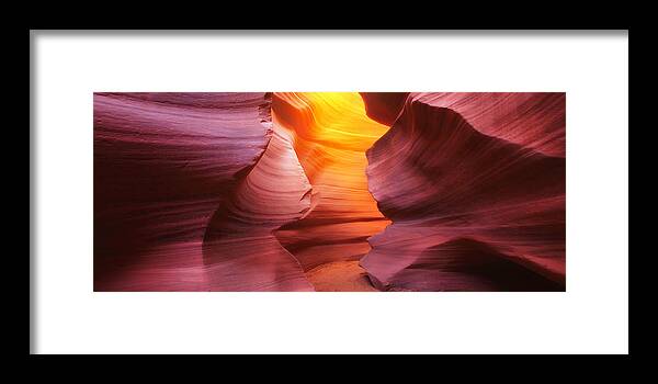Red Framed Print featuring the photograph Hall Of Fire by Kadek Susanto