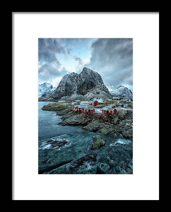Sky Framed Print featuring the photograph Hamnoy Norway by Roberta Kayne