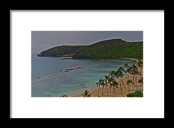 Beach Framed Print featuring the photograph Hanauma Bay, Oahu ,Hawaii by Bess Carter