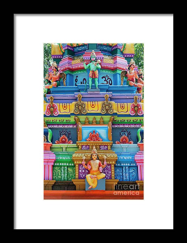 Hanuman Framed Print featuring the photograph Hanuman Temple by Tim Gainey