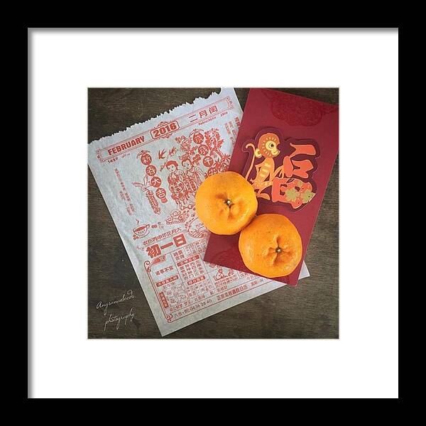 Igersmalaysia Framed Print featuring the photograph Happy Chinese New Year! I'm So Happy by Ivy Ho