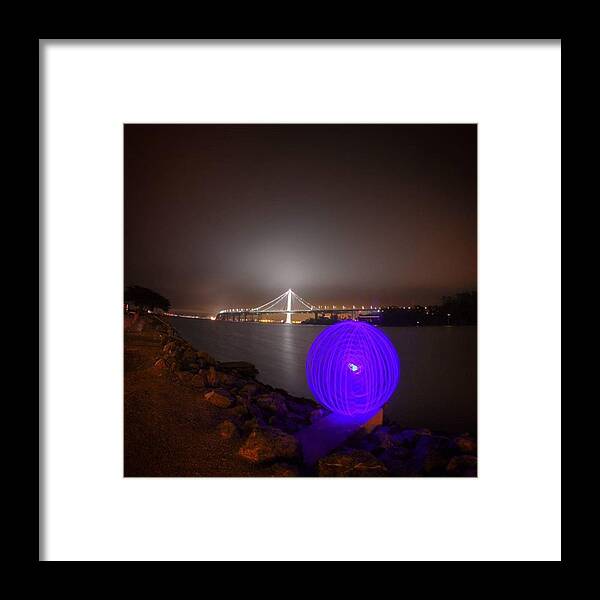 Bridge Framed Print featuring the photograph Happy Friday Night! 
#oakland #bay by Andrew Nourse