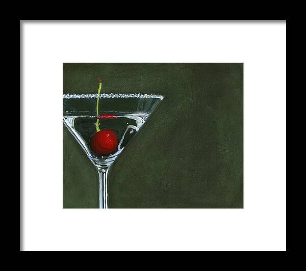 Happy Hour Framed Print featuring the painting Happy Hour by Karyn Robinson