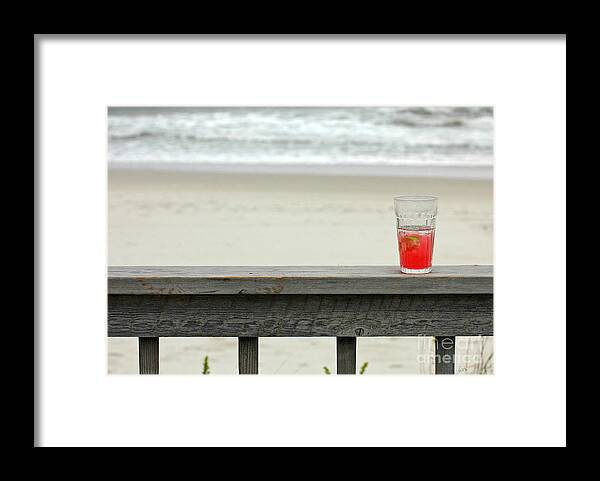 Landscape Framed Print featuring the photograph Happy hour by Sami Martin