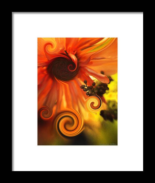 Flowers Framed Print featuring the photograph Happy Thoughts by Arthur Miller