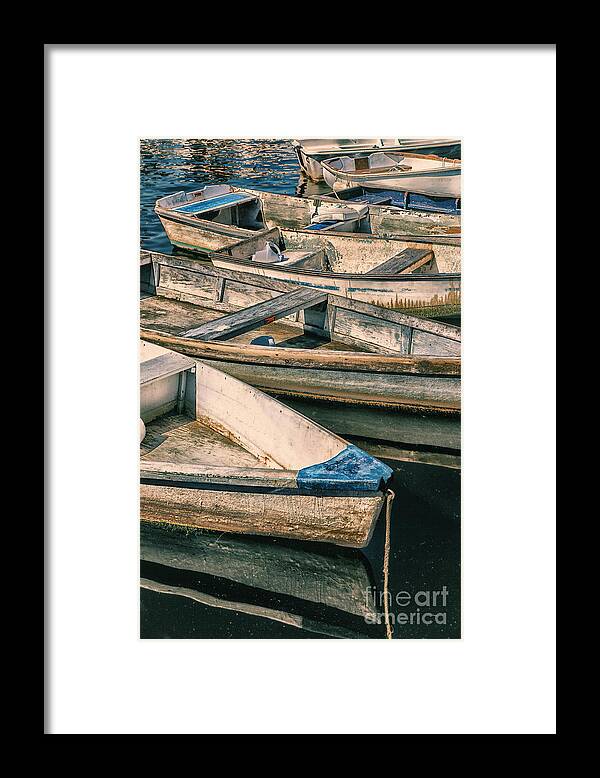 Boats Framed Print featuring the photograph Harbor Boats by Timothy Johnson