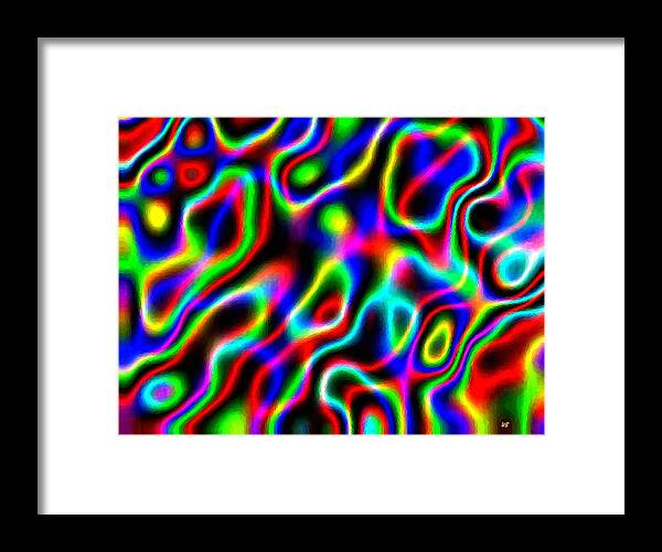 Abstract Framed Print featuring the digital art Harmony 36 by Will Borden
