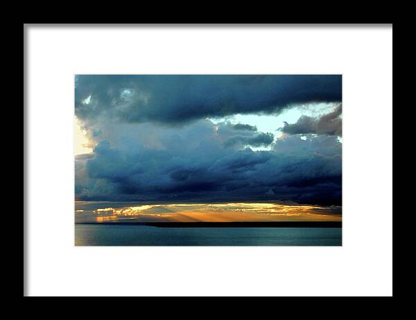 Clouds Framed Print featuring the photograph After the Storm by Adele Aron Greenspun