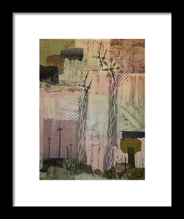 Wind Energy Framed Print featuring the painting Harmony by Terry Honstead