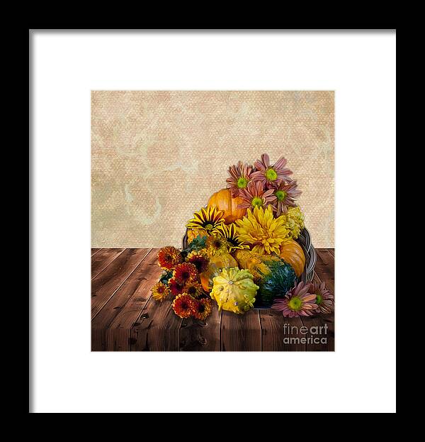 Harvest Framed Print featuring the photograph Harvest Bounty by Shirley Mangini