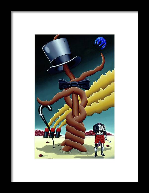  Framed Print featuring the painting Hats Off by Paxton Mobley