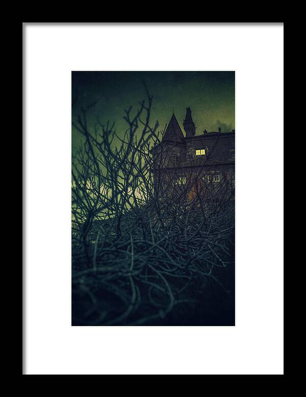 Abandoned Framed Print featuring the photograph Haunted Mansion by Carlos Caetano