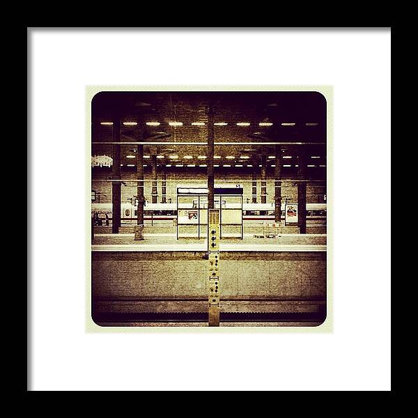 Summer Framed Print featuring the photograph Hauptbahnhof Der Haupstadt #berlin by Valnowy Photography