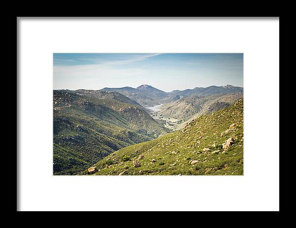 Bushes Framed Print featuring the photograph Hauser Canyon Wilderness by Alexander Kunz