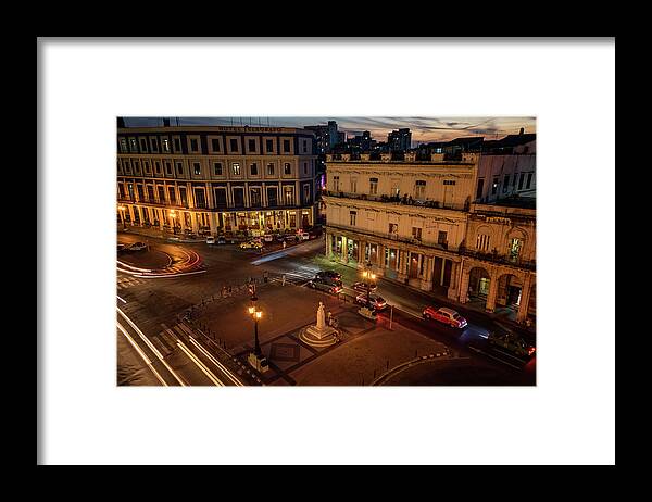 Havana Framed Print featuring the photograph Havana Nights by Joan Carroll