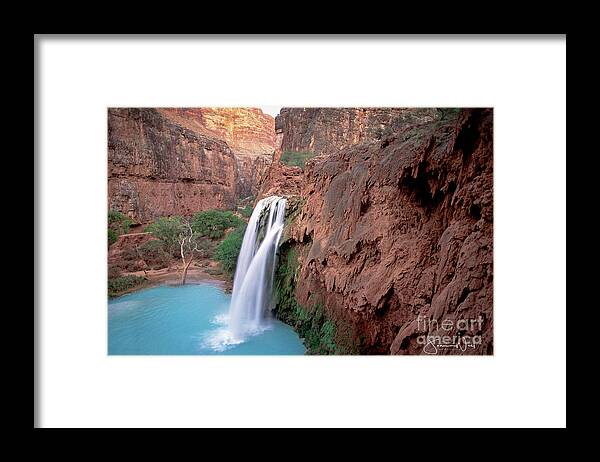 Waterfalls Framed Print featuring the photograph Havasu Falls by Joanne West