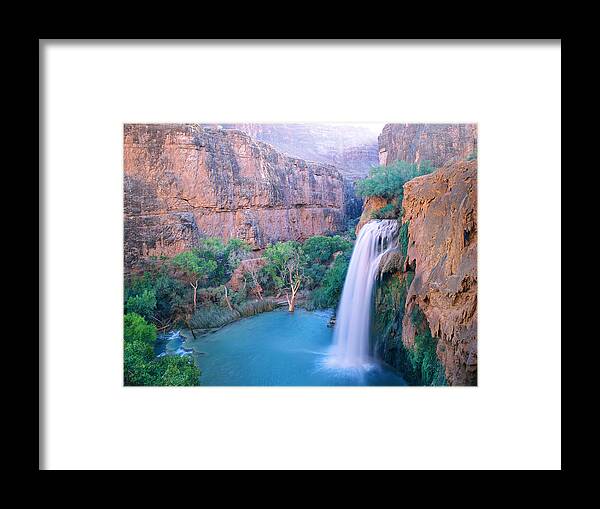 Havasu Framed Print featuring the photograph Havasu Falls by Mark Miller