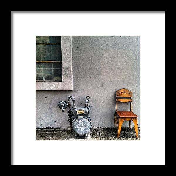 Emptychair Framed Print featuring the photograph Have a Seat by Courtney Haile