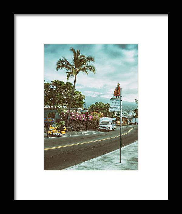 Hawaii Framed Print featuring the photograph Hawaii Ironman Start Point by Mary Lee Dereske