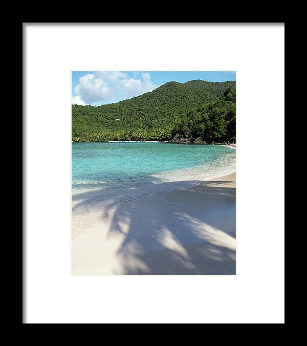 Hawksnest Bay Framed Print featuring the photograph Hawksnest Bay and Gibney Beach by Pauline Walsh Jacobson
