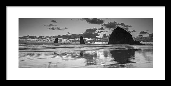 Art Framed Print featuring the photograph Haystack After Sunset by Jon Glaser