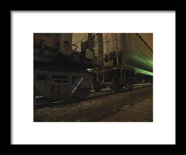 Hdr Framed Print featuring the photograph HDR Rail Cars by Scott Hovind