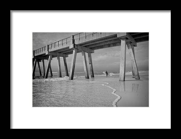 Pier Framed Print featuring the photograph Headed Out by Renee Hardison