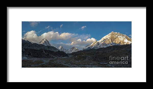 Everest Framed Print featuring the photograph Heading to Everest Base Camp by Mike Reid
