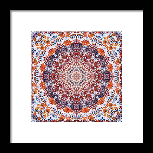 Yoga Art Framed Print featuring the photograph Healing Mandala 2 by Bell And Todd