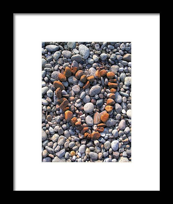 Heart Framed Print featuring the photograph Heart of Stones by Charles Harden